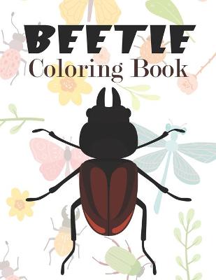 Book cover for Beetle Coloring Book