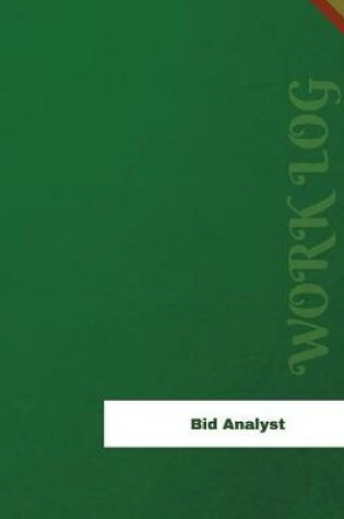 Cover of Bid Analyst Work Log