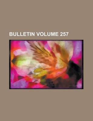 Book cover for Bulletin Volume 257