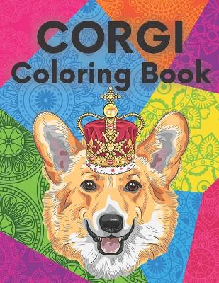 Book cover for Corgi Coloring Book