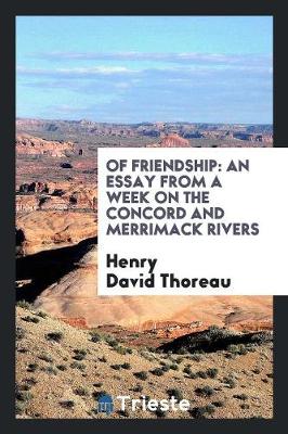 Book cover for Of Friendship