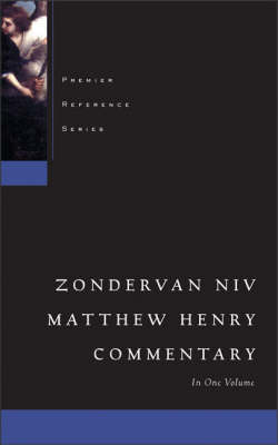 Book cover for The Zondervan NIV Matthew Henry Commentary