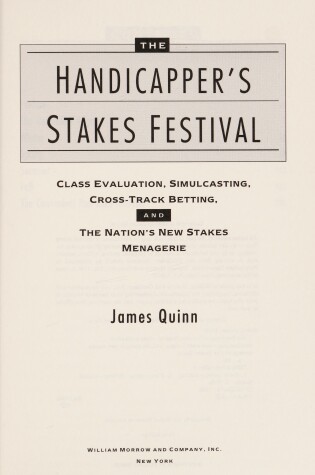 Cover of Handicapper's Stakes Fes