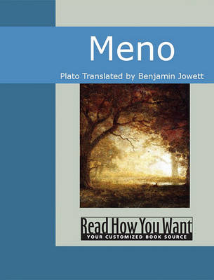 Book cover for Meno