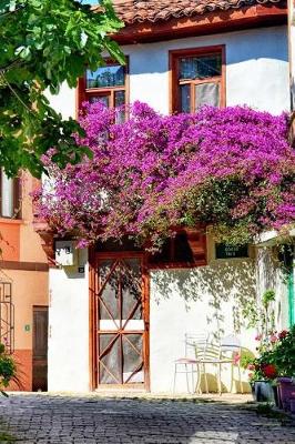 Book cover for A Charming House with Blooming Bougainvillea Flowers in the Summer Journal