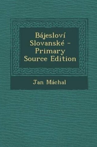 Cover of Bajeslovi Slovanske