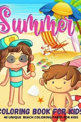 Cover of Summer Beach Coloring Book