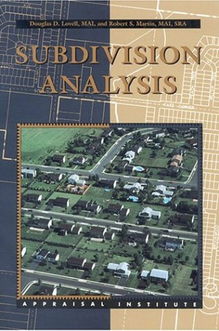 Cover of Subdivision Analysis