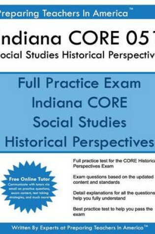 Cover of Indiana CORE 051 Social Studies Historical Perspectives