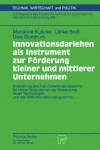 Book cover for Innovationsdarlehen als Instrument zur Förderung kleiner und mittlerer Unternehmen