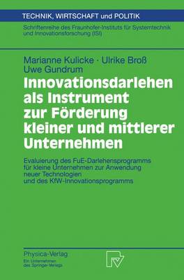 Book cover for Innovationsdarlehen als Instrument zur Förderung kleiner und mittlerer Unternehmen