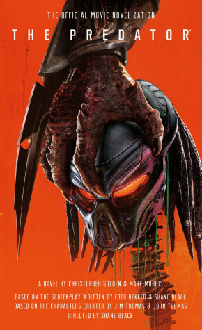 Book cover for The Predator: The Official Movie Novelization