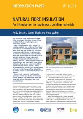 Book cover for Natural Fibre Insulation