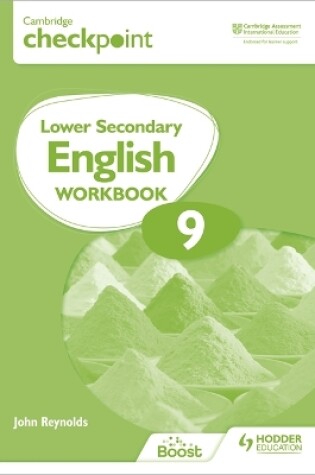 Cover of Cambridge Checkpoint Lower Secondary English Workbook 9