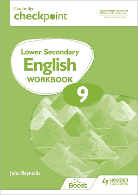 Book cover for Cambridge Checkpoint Lower Secondary English Workbook 9