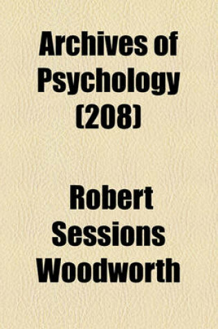 Cover of Archives of Psychology (208)