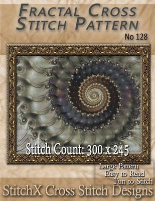 Book cover for Fractal Cross Stitch Pattern - No. 128