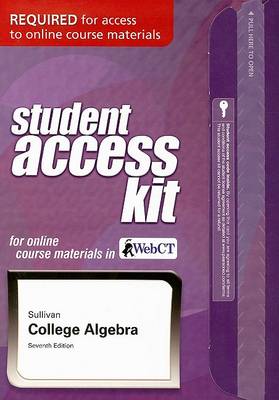 Book cover for WebCT Premium Access Code-Standalone