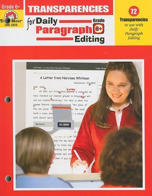 Book cover for Transparencies for Daily Paragraph Editing, Grade 6+