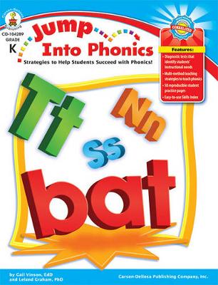Book cover for Jump Into Phonics, Grade K