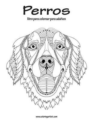 Cover of Perros libro para colorear para adultos 1