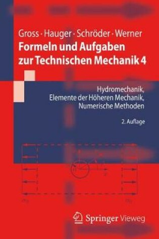 Cover of Formeln Und Aufgaben Zur Technischen Mechanik 4