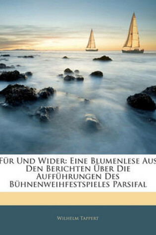 Cover of Fur Und Wider