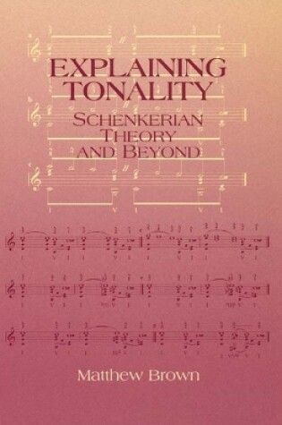 Cover of Explaining Tonality