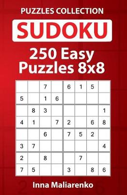 Book cover for Sudoku - 250 Easy Puzzles 8x8