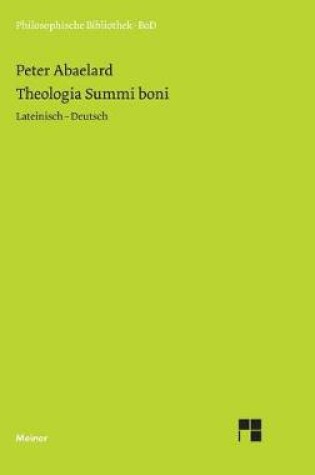 Cover of Theologia Summi boni