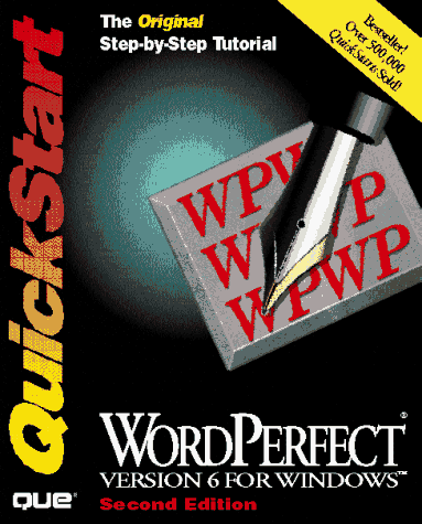 Book cover for WordPerfect 6 for Windows QuickStart