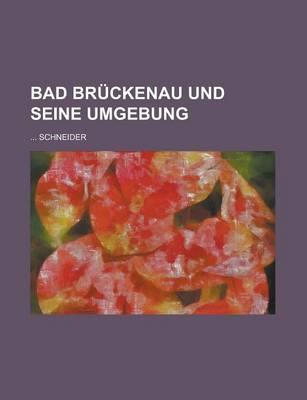 Book cover for Bad Bruckenau Und Seine Umgebung