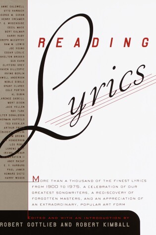 Cover of Reading Lyrics