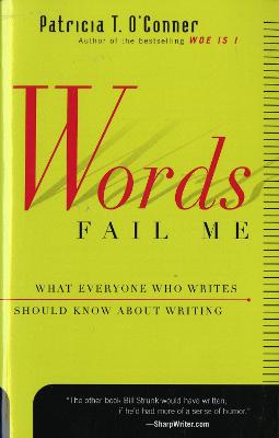 Book cover for Words Fail Me