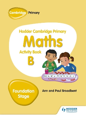 Book cover for Hodder Cambridge Primary Maths Activity Book B Foundation Stage