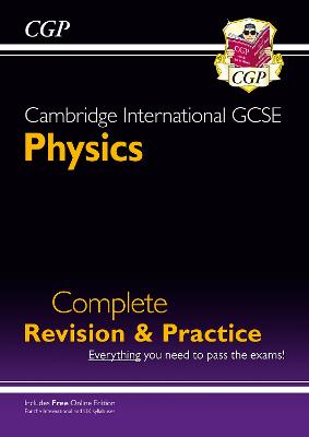 Book cover for Cambridge International GCSE Physics Complete Revision & Practice - for exams in 2022