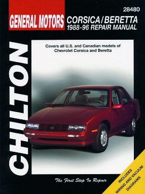 Book cover for Chevrolet Corsica/Beretta (88 - 96) (Chilton)