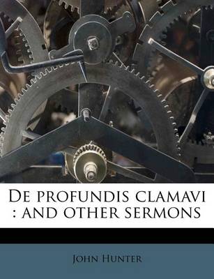 Book cover for de Profundis Clamavi