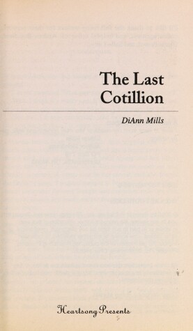 Book cover for The Last Cotillion