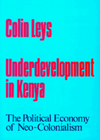 Book cover for Underdevelopment in Kenya