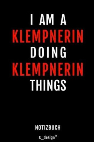 Cover of Notizbuch fur Klempner / Klempnerin