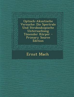 Book cover for Optisch-Akustische Versuche