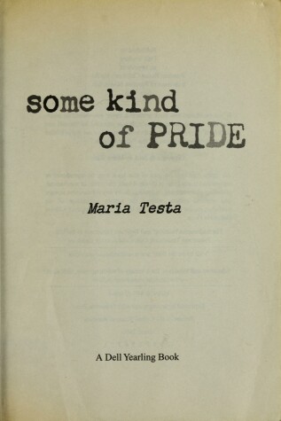 Cover of Some Kind of Pride
