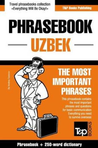 Cover of English-Uzbek Phrasebook and 250-Word Mini Dictionary