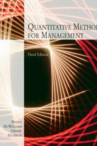 Cover of Quantitative Methods for Management, 3e