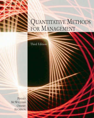 Book cover for Quantitative Methods for Management, 3e