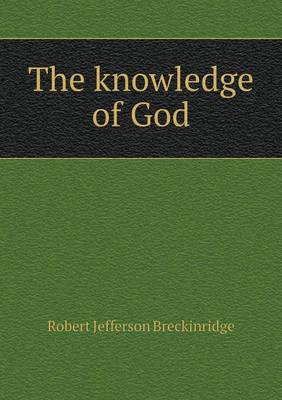 Book cover for The knowledge of God