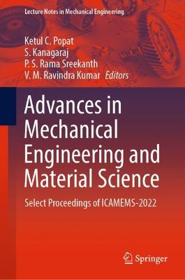 Book cover for Advances in Mechanical Engineering and Material Science