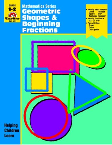 Book cover for Geometric Shapes & Beginning Fractions
