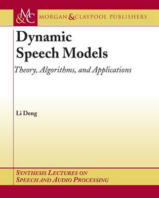 Book cover for Dynamic Speech Models